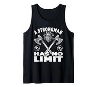 Strongman Non ha Limiti di Allenamento con i Pesi roba Powerlifter Canotta
