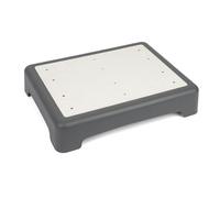 StrongTek Sgabello Half Step per Adulti e Anziani, Step Mobilità Plastica, Sgabello ergonomico da ufficio, altezza 3", antiscivolo, compatto e leggero, capacità 350 lbs