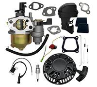 Strongthium Predator 212 Tune Up Parts - Kit carburatore per 196 cc, 200 cc, 212 cc, 224 cc, bobina di avviamento, filtro aria, candela, molle a farfalla + guarnizioni