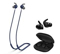 Stronrive Cuffie Anti Perso Cinturino per Beats_ Fit PRO - Cinghie Sportive Anti-Perso in Morbido Silicone - Design Speciale Antiscivolo, Cordino per Collo degli Auricolari (Nero, Blu, Verde