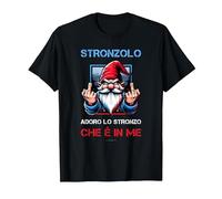 Stronzolo - Sette Nani Divertenti - Adoro - Fratelli Grimm Maglietta, Uomo, Nero, S