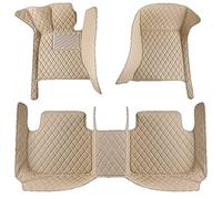 StRoux Pelle Tappetini per Auto per Volvo XC60 2015 2016 2017, Copertura Completa Tappetino Moquette Impermeabile Antiusura Tappeto Fodere Tutto Tempo Protettive Accessori,E/Beige
