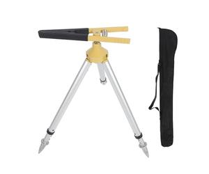 STROVE TRIPODE Stand per la Stazione Totale, Regolare il Treppiede in Lega di Alluminio per la Stazione Totale Leggera, Stabile e Accurata con, Hardware Flagpole