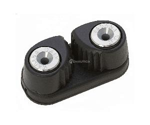 Strozzascotta fibra di carbonio/lega leggera per scotte Ø 3<>8 mm.