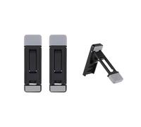 strrng 2 mini rialzi per tastiera, tre angoli di inclinazione regolabili e pieghevoli, invisibili, in lega di zinco, piedini antiscivolo per laptop, leggeri, supporto portatile per tastiera, per la