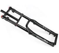 STRTG Forcella Fat Air da 20/26 Pollici Forcella Bici da Neve/Spiaggia Doppia Spalla Sospensione Ad Aria Compressa Magnesio E Lega di Alluminio Spread 135Mm Fit 4.0''Fat Tire B,20Inch
