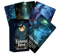 strublfe Nature Magic Forest Oracle Cards, 54 pezzi con parole chiave e spiegazioni, affermazioni per orientamento, riflessione e intuizione.