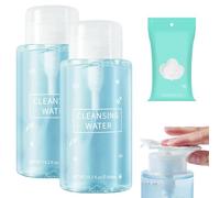 Struccante Liquido Delicato a Pressione, Struccante Delicato Idratante, Senza Oli, Non Grasso, Per Tutti i Tipi di Pelle (2 pz)