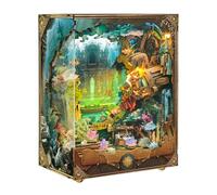 STRUCWOOD DIY Book Nooks - Deep-Sea Explorer Tiny Hous Submarine Miniature House Kit Building con Musica, Luce LED Magia e Paesaggio Rotante - Scopri Atlanta