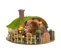 STRUCWOOD Kit fai da te in miniatura, mini casa incantevole foresta con LED, puzzle 3D in legno, design scatola cieca, kit per casa delle bambole, regalo per adulti e adolescenti, The Magic Ring House