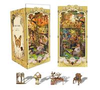 STRUCWOOD The Records of Insects Book Nook Kit per Adults LED Miniature Booknook Kit 3D Wood Puzzle Toy For Teenagers Prefect Gift