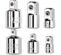 StrugDeas Set di 4 adattatori e riduttori a cricchetto, 1/4", 3/8" e 1/2", set di estensione/conversione