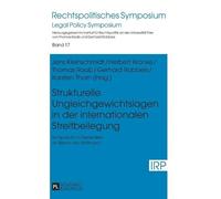 Strukturelle Ungleichgewichtslagen in der internationalen Str (Copertina rigida)