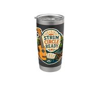 Strum Circle Ready Ukulele Bicchiere termico in acciaio inox doppia parete