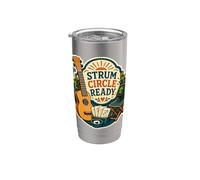 Strum Circle Ready Ukulele Bicchiere termico in acciaio inox doppia parete