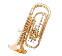 Strument Eufonio Strumento Jazz Tenore A Tre Chiavi Con Tono Eufonio In Si Bemolle Corno Baritono Professionale In Ottone Placcato Oro Originale(Tenor Horn)