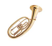 Strument Eufonio Strumento Tuba in Corno Contralto A Chiave Piatta Strumento in Ottone Si Bemolle Rinforzato con Doppio Supporto