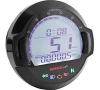 KOSO Cabina di guida digitale con 5 luci a indicatore, nero