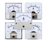 Strumentazione del pannello di corrente analogico, Amperometro analogico Misuratore da pannello DC 1mA-1000mA 50mm/80mm(DH-80 DC,3mA)