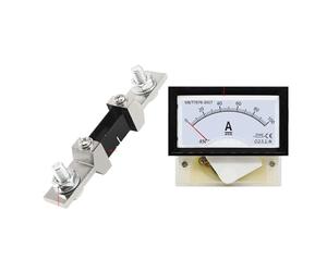 Strumentazione del pannello di corrente analogico, Misuratore da pannello analogico amperometro CC 85C17 Tipo puntatore 20A-500A/75mV(300A-75mV)