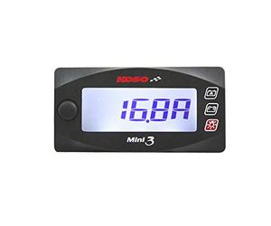 STRUMENTAZIONE KOSO Mini 3, VOLTIMETRO 6,0-19,9V / AMPEROMETRO 0-30A