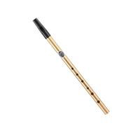 Strumenti a percussione a mano, flauto in latta a sei fori, suono chiaro, 30,5 x 1,5 cm, adatto ai principianti, per suonare professionalmente e praticare tutti i giorni