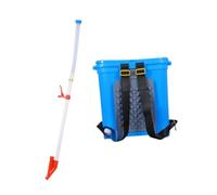 Strumenti Agricoli Spandiconcime manuale da 25 litri, strumento per la semina del giardino, spruzzatore di fertilizzanti, spandiconcime multifunzione per prato Strumenti per Semina(Single Hole)