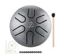 Strumenti Batteria, Tamburo a mano, Tamburi a lingua, Tamburi a mano in acciaio con 8 note, in Do Major, strumento a percussione per meditazione, con mazze per libri musicali, borsa per il trasporto,