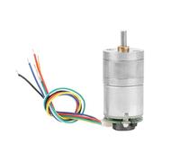 Strumenti compatibili con Motoriduttore, motoriduttore con encoder CC da 12 V, motore di riduzione della velocità in metallo per mini verricelli, motori a magnete permanente (DC12 30 giri/min)