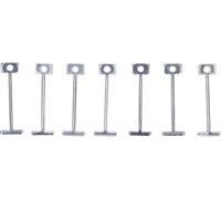 Strumenti compatibili con Spillo a T in acciaio, 50 pezzi Spillo da parete per ufficio Resistente all'usura Impatto Riciclabile Spilli a compressione a T, Spilli per trapuntatura