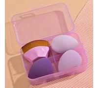 Strumenti cosmetici, pennello per fondotinta con uova cosmetiche, gocce d'acqua, teste di zucca e funghi, set di uova cosmetiche, soffio di polvere obliquo. (colore: 6)