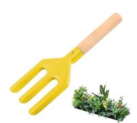 Strumenti da giardinaggio per bambini | Piccoli giocattoli da spiaggia con manico in legno - set di attrezzi da giardino con pala e forca | per allentare la piantare in cortile giardino e casa