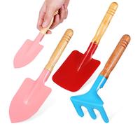 Strumenti da giardino set rastrello della pazzia di pala con manico in legno