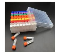 Strumenti da laboratorio e attrezzature 1 set include un pezzo 81- Lattice Code Storage Box for 81 pezzi di tubo di plastica da 1,8 ml