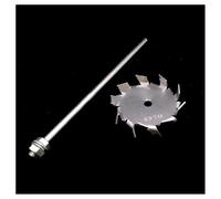 Strumenti da laboratorio e attrezzature 1 set Piastra a disco di dispersione in acciaio inossidabile SUS304 con asta di agitazione(13cm disk with rod)