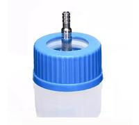 Strumenti da laboratorio e attrezzature Bottiglia for reagenti con tappo blu, bottiglia for alimenti in acciaio inossidabile con bocca a vite, seta trasparente GL45(GL45 opening cover)