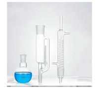 Strumenti da laboratorio e attrezzature Condensatore e corpo estrattore in vetro da laboratorio da 60/150 ml/250 ml/500 ml/1000 ml/2000 ml con kit di vetreria da laboratorio a spirale(250ml Serpentine