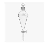 Strumenti da laboratorio e attrezzature Imbuto conico separatore in vetro da 1000 ml con pistone smerigliato in vetro da laboratorio, 1 pezzo