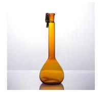 Strumenti da laboratorio e attrezzature Matraccio volumetrico da 100/200/250 ml trasparente e marrone classe A con una tacca di graduazione, attrezzatura da laboratorio(250mL Brown)