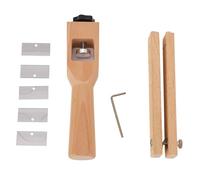 Strumenti da Taglio in Cuoio, con Striscia di Legno Regolabile e Taglierina per Cintura, Utensile da Taglio con Cinturino in Pelle a Mano in Legno Utensile da Taglio con 5 Lame