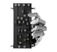 Strumenti di apprendimento della chitarra, strumento di apprendimento per principianti, trainer compatto per chitarra, pressatore di accordi per principianti, strumento di allenamento per chitarra per