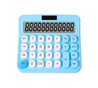 Strumenti Di Calcolo Calcolatrice Ad Energia Solare Con Display A 12 Cifre Adatta For L'ufficio E L'uso Domestico Adatto Per Lo Studio(Blue)