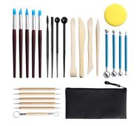 Strumenti Di Ceramica 25 Pezzi, Coltelli Da Scultura In Pietra Di Argilla, Strumenti Di Scultura In Argilla, Strumenti Di Ceramica Per Principianti, Professionisti E Artisti Fai Da Te