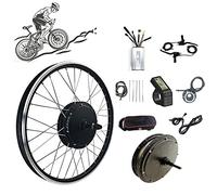 Strumenti di conversione for motore del mozzo EBike, kit modifica della ruota posteriore, passaggio a bicicletta elettrica con pannello LCD, acceleratore, pedalata assistita(27.5inch,48V/1500W)