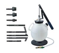 Strumenti di erogazione del sistema di ricarica ATF manuale da 7,5 litri Kit di strumenti per pompa di riempimento olio e liquido per trasmissione automatica con adattatori di riempimento ATF