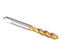 Strumenti di filettatura Maschio a spirale scanalata 10-24 UN, maschio a spirale scanalata rivestito in titanio HSS for filettatura di tappi n. 10 x 24 UN