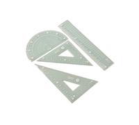 Strumenti di Geometria Scuola Con Plastica Righello Prospractor Square Per Lezioni Di Matematica E Elaborazione Tecnica Multifunzionale Carino