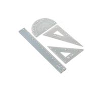 Strumenti di Geometria Scuola Con Plastica Righello Prospractor Square Per Lezioni Di Matematica E Elaborazione Tecnica Multifunzionale Carino