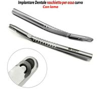 Strumenti di innesti ossei per impianti dentali curvi per raschietto per ossa