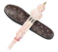 Strumenti di legno Strumenti nazionali Flauto di bambù Hulusi cinese fatto a mano Hulusi di zucca nera Cucurbita Strumento musicale etnico Chiave di C/B con custodia for principianti amanti della musi